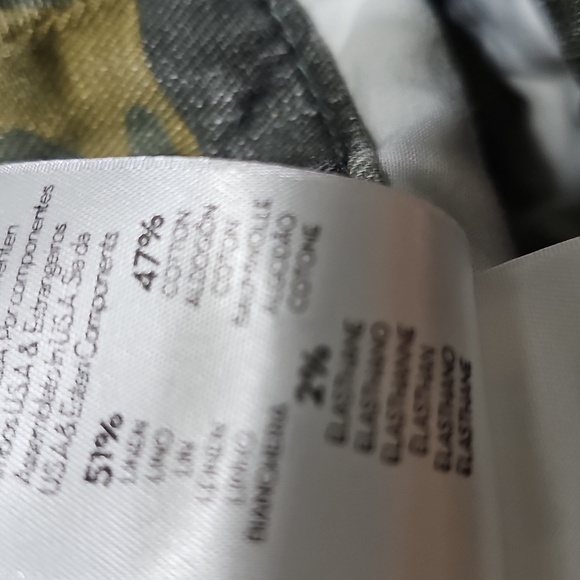 Mother Camouflage High Waist Cargo Pants Size 24 - Picture 7 of 9